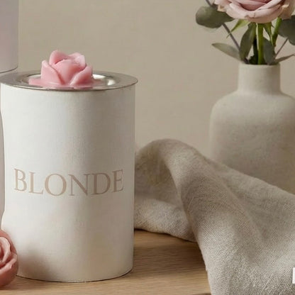 Branded stone cast burner
