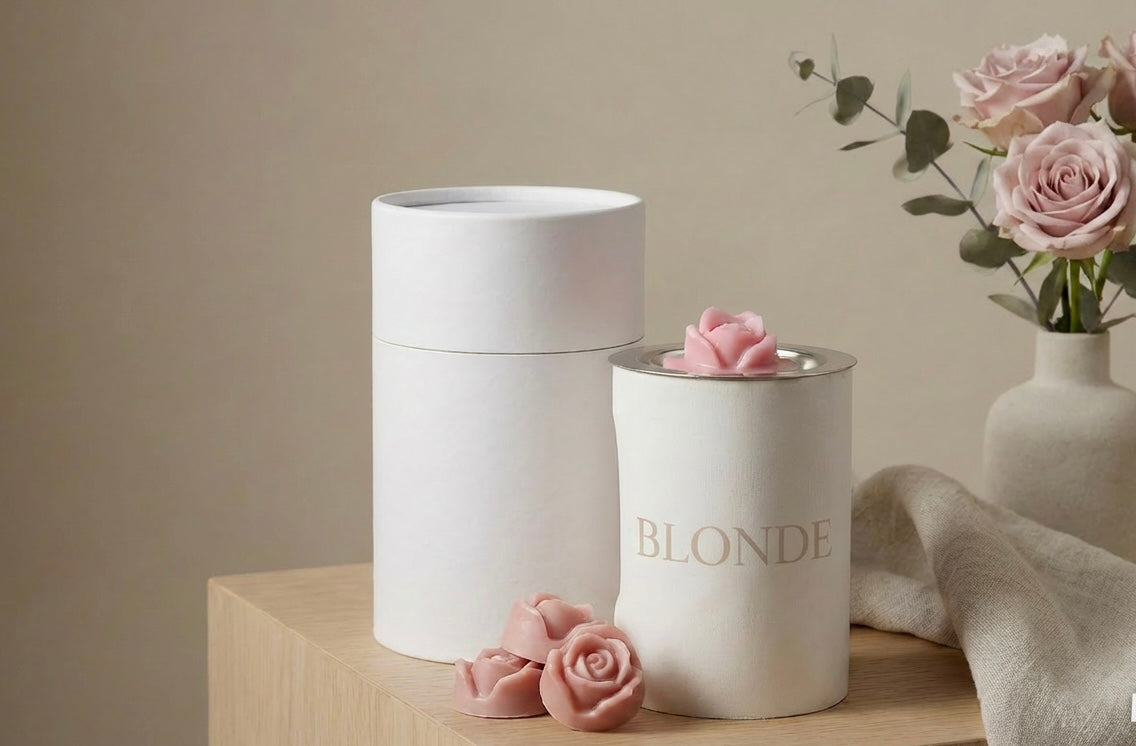 Branded stone cast burner