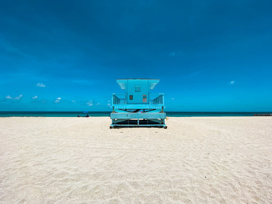 On the beach